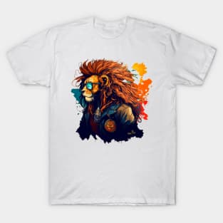 Hipster Lion T-Shirt